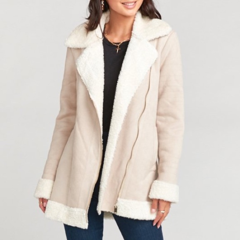 Show Me Your Mumu Calgary Horchata Coat XS